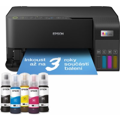 EPSON tiskárna ink EcoTank L3550, 3v1, A4, 33ppm, 4800x1200dpi, USB, Wi-Fi