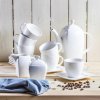Porcelánová kávová súprava AMBITION FALA BIELA pre 6 osôb (17 dielov)