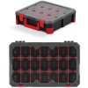 PROSPERPLAST Box organizér s priehradkami 59,8x39x11cm TITAN KTI6040S-CG6U čierny
