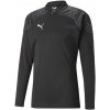 Pánska funkčná mikina na zips Puma TEAMCUP TRAINING 1/4 ZIP TOP čierna 657982-03 - S