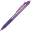 Roller gélový/gumovací PILOT Frixion Ball Clicker 0,5 mm, fialový