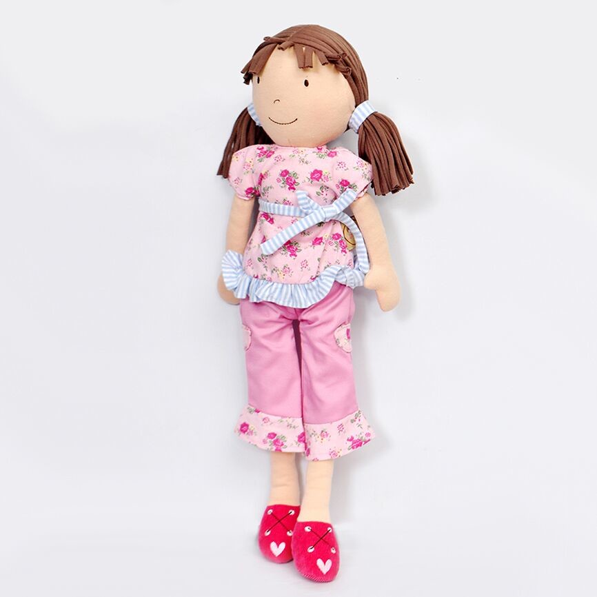 Bonikka látková bábika 42 cm Whitney ružová súprava