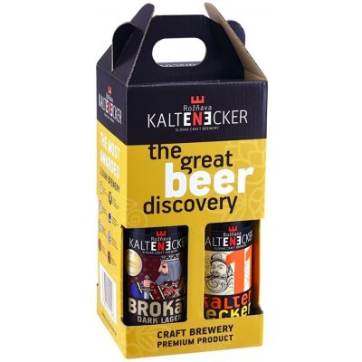 Kaltenecker Darčekový 4 pack pivný MIX 5,25% 4 x 0,33l (sklo)