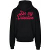 Ruka Hore mikina Be My Valentine Čierna XXL