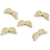 Ozdobný diel anjelské krídla lakované 6x12 mm - 5 ks 2 béžová najsv.