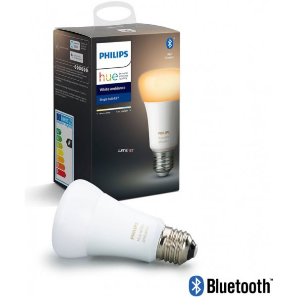 Philips Hue White Ambiance 8,5W 2200-6500K E27 LED svetelný zdroj od 28,32  € - Heureka.sk