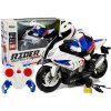 LEAN TOYS Motorka RC - biela