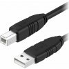 AlzaPower LinkCore USB-A to USB-B 1m čierny APW-CBUAB100B