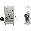 Profitec GO, brushed stainless steel + Eureka Helios 75, chrome