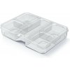 Prosperplast Organizér RQS BOX 19,3x14,7x3,5 cm transparentný