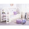 Elis design Domčeková posteľ Premium so šuplíkom biela rozmer lôžka: 80 x 180 cm, šuplík, nožičky: bez nožičiek, zábrany: zadná