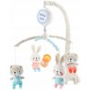 Baby Mix Kolotoč nad postieľku Medvedíky a králiky Multicolor
