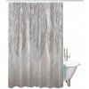Textilný sprchový záves Ecarla 180 x 200 cm