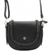 Čierna elegantná crossbody kabelka Gregorio 1703