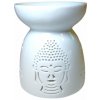 Aromalampa Buddha biela