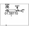 Stredný tlmic výfuku MTS 01.58110 MTS MTS01.58110