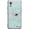 Picasee silikonový černý obal pro Samsung Galaxy Xcover 7 - FLIGHT PATH