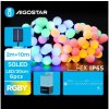 Aigostar B.V. Aigostar - LED Solárna dekoračná reťaz 50xLED/8 funkcií 12m IP65 multicolor AI0428 + záruka 3 roky zadarmo + záruka 3 roky zadarmo