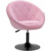 Otočné křeslo 4Rico QS-BL12B Farba: Ružová