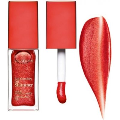 CLARINS Lip Comfort Oil Shimmer olej na pery 07 red hot 7 ml