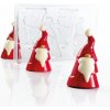 Polykarbonátové formy na čokoládu 275x175mm, SANTA & TREESMAS – MARTELLATO