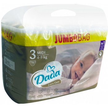 Dada Extra care bag 3 - 4-9 kg 96 ks