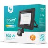 FOREVER LED Reflektor s PIR senzorom 20W 6000K 1600lm IP65 čierny PR-210 5900495862945
