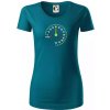 Tachometer cíti sa - 40 rokov - Dámske tričko z organickej bavlny Origin (GOTS) - XS ( Petrolejová )