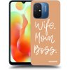 Picasee silikónový čierny obal pre Xiaomi Redmi 12C - Boss Mama