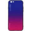 AppleKing kryt so sklenenou zadnou stranou pre iPhone 6 Plus/6S Plus - modro-fuksiový - možnosť vrátiť tovar ZADARMO do 30tich dní