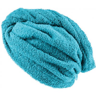 XPOSE® Froté turban na vlasy VERONA - azúrový 30x75 cm, Froté