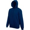 Fruit of the Loom Mikina Classic Hooded Sweat s kapucí COT-16220800303 L Navy