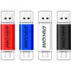 Pendrive DIKOM 32 GB USB 2.0, USB 3.1 typ C viacfarebný