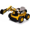 Mamido Mamido Detský elektrický bager CAR-26B žltý | 4x4 | RC 2.4Ghz | EKO koža | 12V10Ah