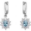 Olivie Strieborné akvamarínové náušnice 2666 Ag 925; ≤4,2 g.
