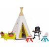 Stan prírodný Indoor&Outdoor Teepee Evolutive Smoby nastaviteľný a posedenie s grilom na záhrade od 24 mes