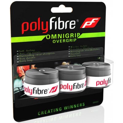 Polyfibre Omnigrip 3ks grey