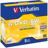 Verbatim DVD+RW 4,7GB 4x, 5ks
