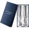 Darčeková krabička na svadobné sektové poháre Sandra 200 ml, biely satén