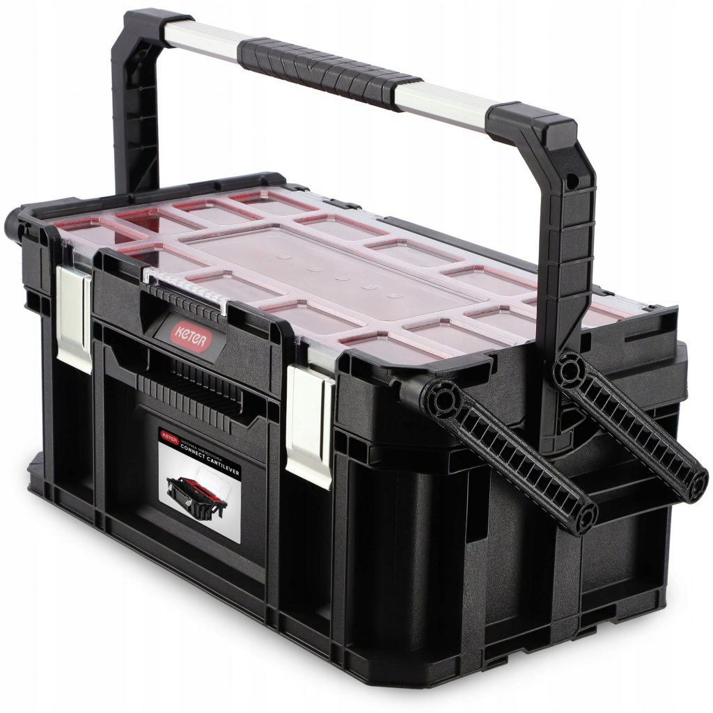 Keter Smart Cantilever kufr na nářadí černý 56,5x31,7x25,1cm 22\