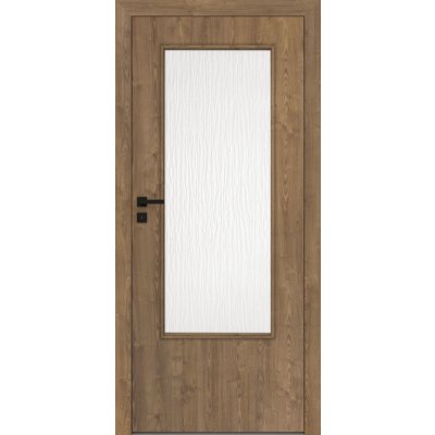 Interiérové dvere DRE – Standard 30 Falcové Šírka dverí: 60 cm, Orientácia: Ľavé, Výplň: Dierovaná drevotrieska