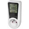 Dvojtarifný merač spotreby s LCD, 16A 230V