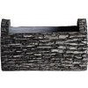 Květináč kmen 35x22 cm plast dřevěný efekt ořech