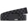 Károvaný opasok VANS DEPPSTER II WEB BELT BLACK/CHARCOAL