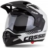 CASSIDA prilba Tour 2.0 Dual biela/čierna/čierny matný šilt plexi s prípravou pre Pinlock 2025 - XL (61 až 62 cm)