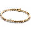 Náramok PANDORA Pozlátený Guličky a pavé 17 cm 568342C01-17