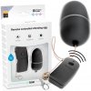 ONLINE Bezdrôtové vibračné vajíčko Čierne ABS 10 režimov 6 cm