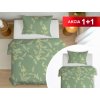 Áčko a.s. Ružomberok Bavlnené obliečky 1+1 VINNÉ Sage