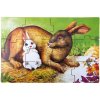 Bino Drevené puzzle v krabičke zvieratka