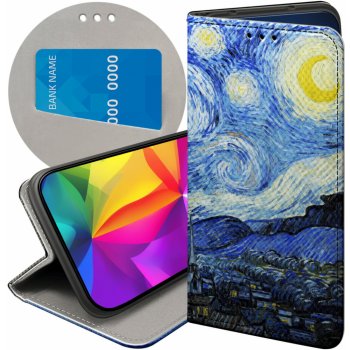 Hello Case Flipové Huawei MAGIC 5 LITE / HONOR X40 / X9A s potlačou KABURA modré umelci a celebrity Vincent van Gogh